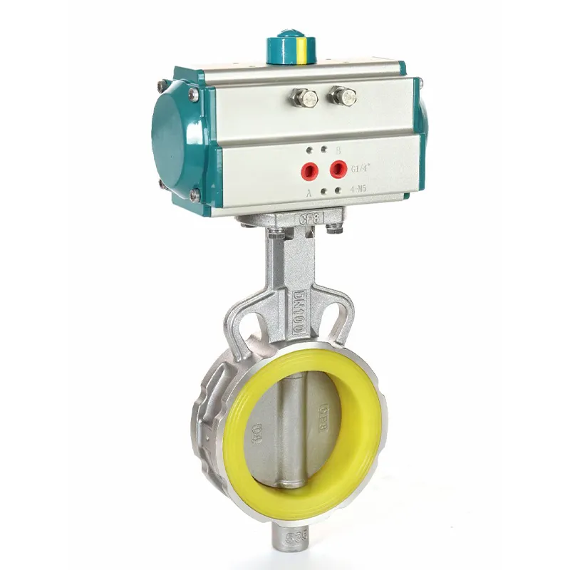 Пневматические межфланцевые дисковые затворы (1)