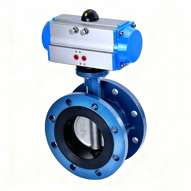 Пневматические дисковые затворы с мягким уплотнением445566 (2)